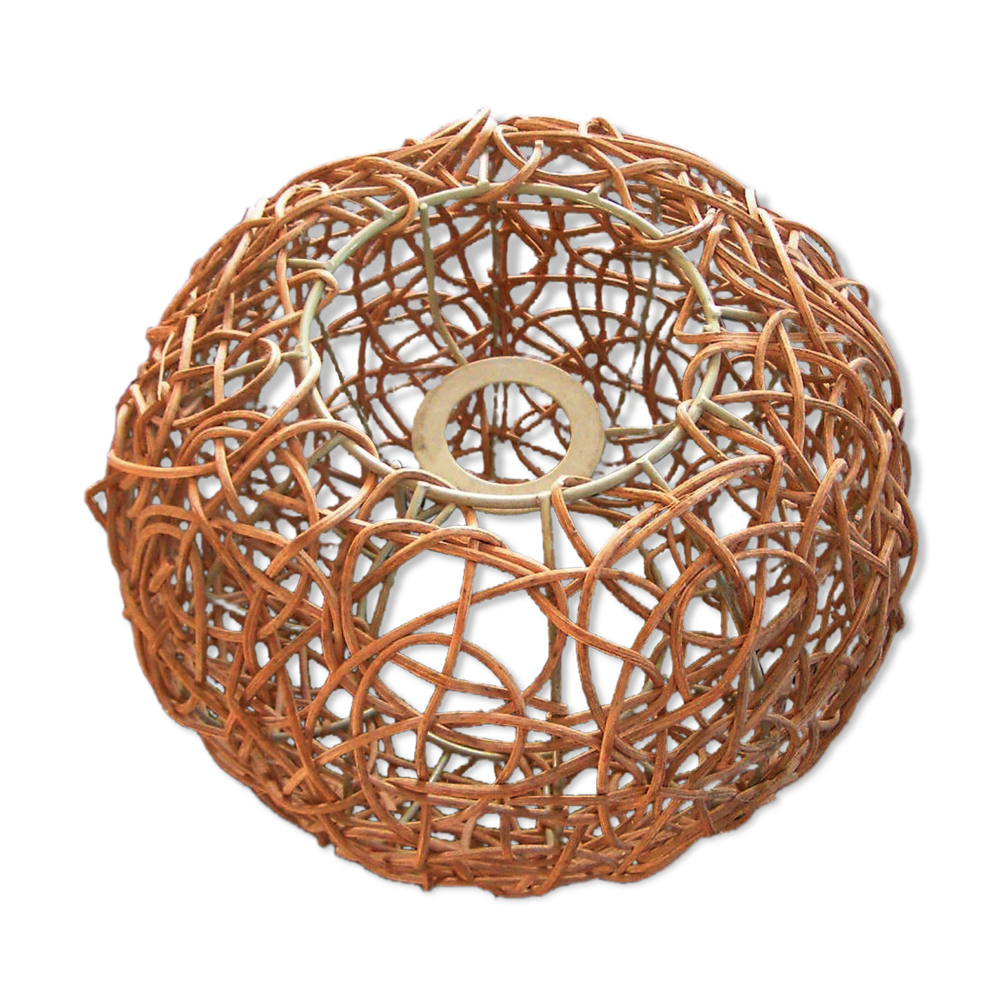 Rattan lampshade
