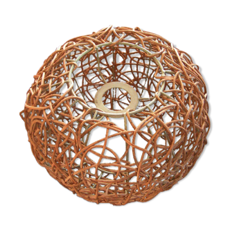 Rattan lampshade