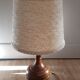 Cotton wood table lamp