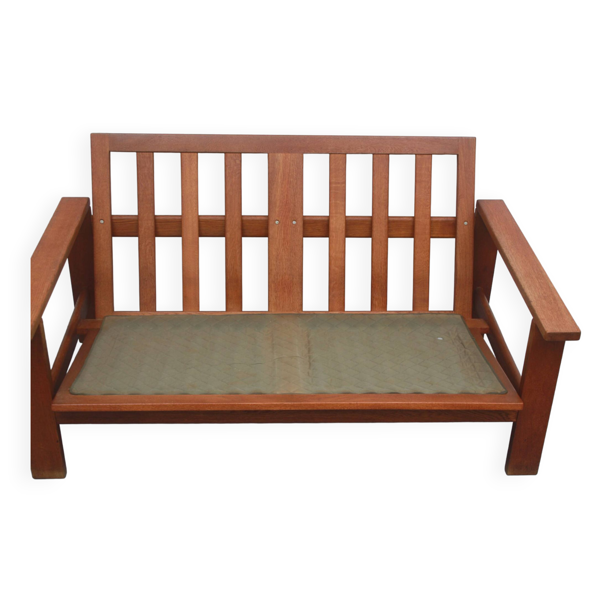 Canapé 2 places en teck des années 1960, Hans Wegner pour Getama