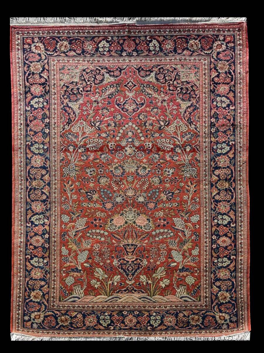 Persian Oriental rug Iran Kashan - Size: 1.30 x 2.05 metres
