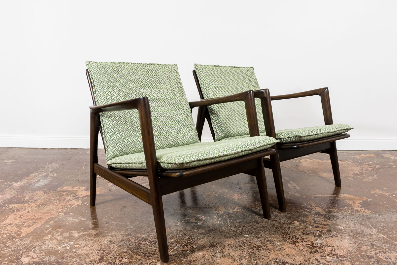 Pair of armchairs type 300 130, 1960's