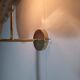 Large Vivai del Sud leaf-shaped wall sconce, Italy, circa 1970