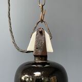 Black enamel Bauhaus factory lamp from Industria Rotterdam