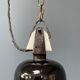 Black enamel Bauhaus factory lamp from Industria Rotterdam