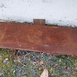 Iron workbench serving table