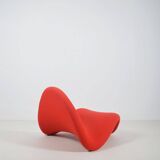 Red F577 Tongue designed by Pierre Paulin for Artifort