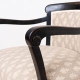Set of 2 Biedermeier Armchairs in Rustic, Countryside Style, circa 1850