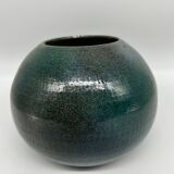 vase boule bleu vert