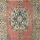 Vintage turkish oushak rug 187x91 cm carpet