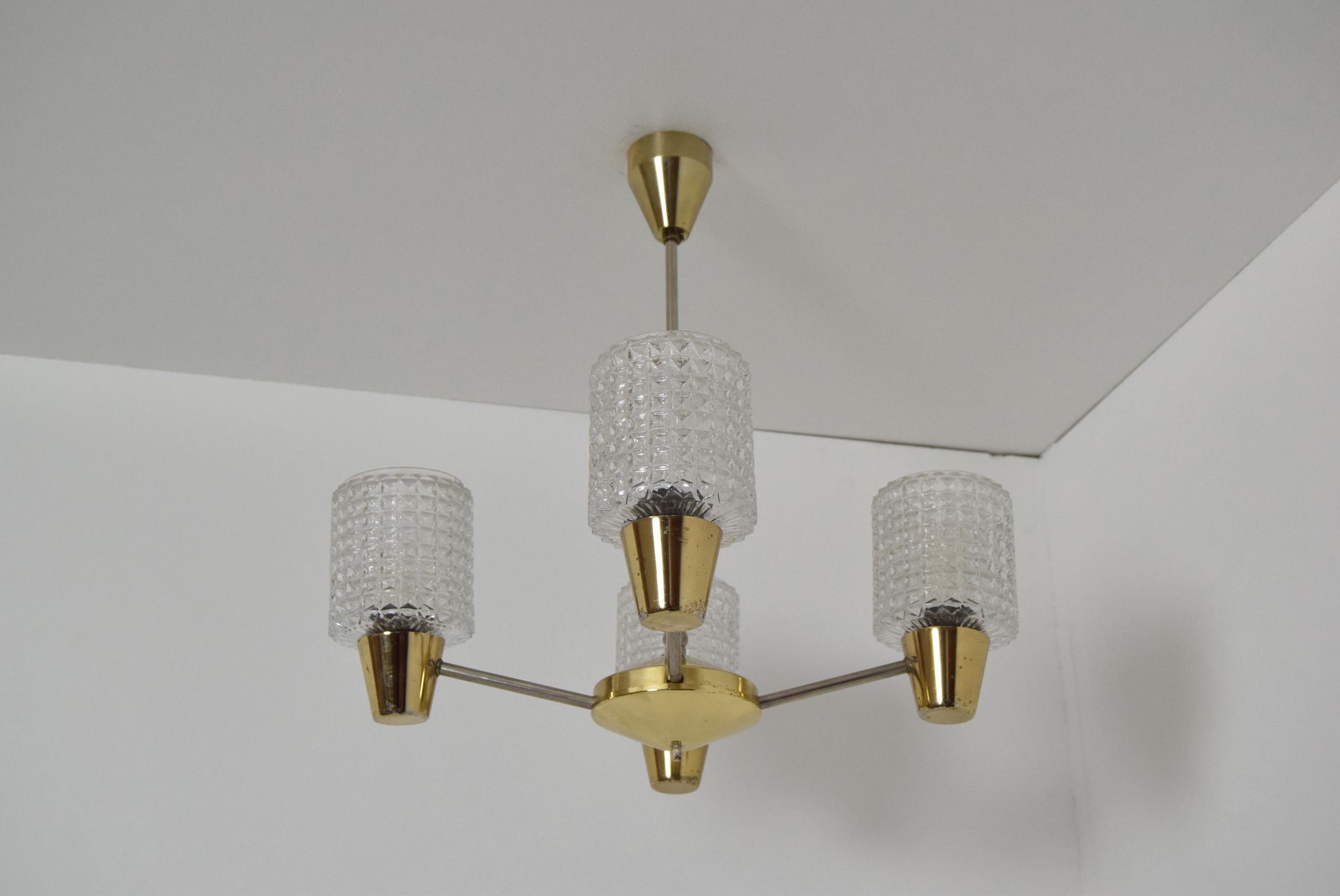 Mid-century Chandelier By Kamenicky  Senov,1960‘s.