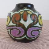 Bergen ceramic vase signed art deco 20s 30s