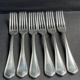 6 Christofle Spatours table forks