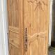 Antique Louis XV bonnetière, fruitwood, restored – 1 door, 3 shelves