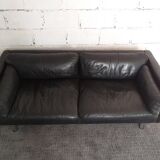 Jorgensen vintage 60s Scandinavian leather sofa
