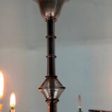 Venetian lustre made of Murano glass in amethyst colour, circa 1920.