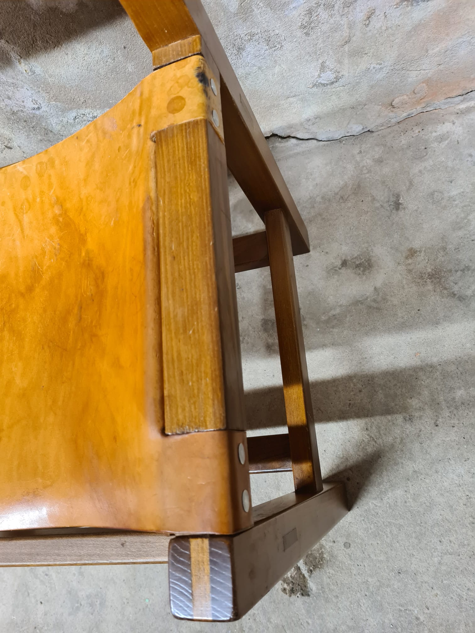 Set of 4 Maison Regain leather chairs