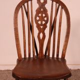 Set Of 10 19th Century Windsor Wheelback Chairs