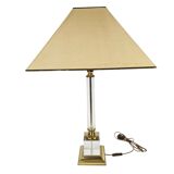 Kullmann lamps - Germany - brass - acrylic - Hollywood Regency - 70's