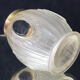 Old glass vase and Louis XVI-style brass ring