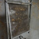 Miroir avec support de rasage réglable en fonte