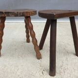 Trio of Nature decorative milking stools