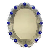 Hand-Carved Venetian Oval Mirror by Simoeng