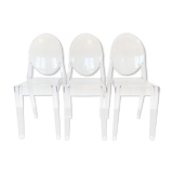 Set of 3 Victoria Ghost by Philippe Starck - Kartell
