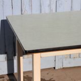Table formica blue 1960 1970s