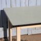 Table formica blue 1960 1970s