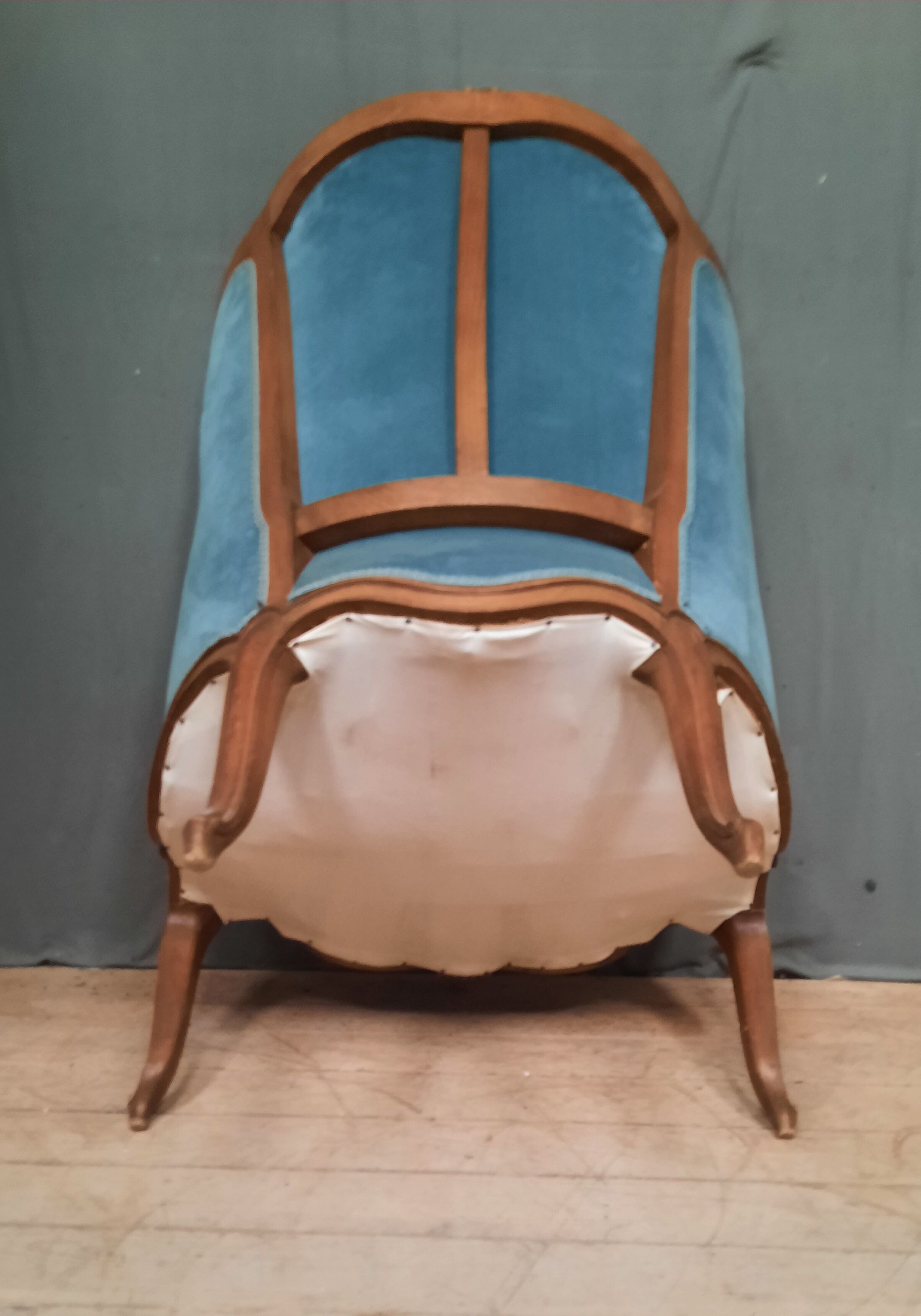 Blue shepherd Louis XV style