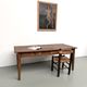 Solid oak farmhouse table, 1930s.