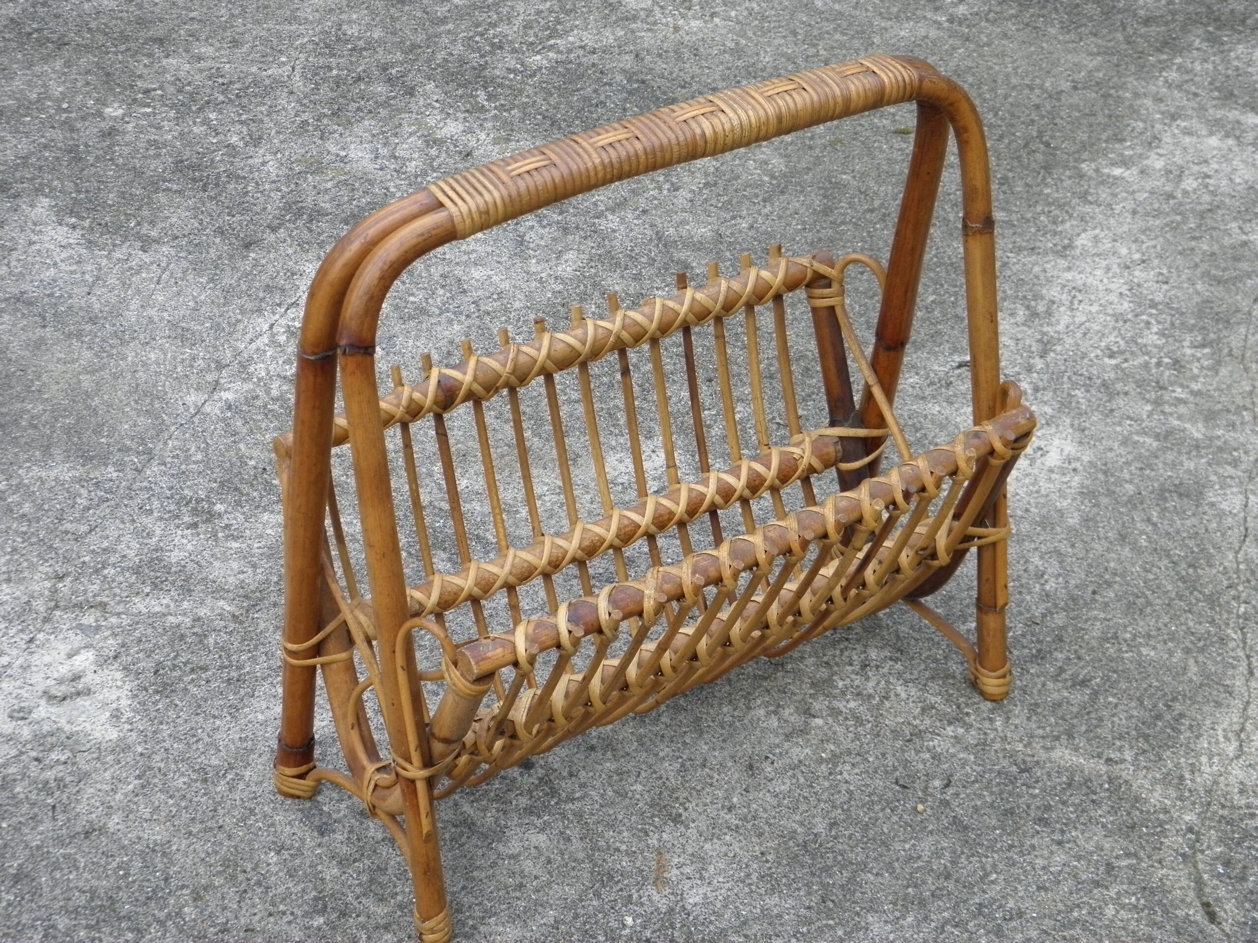 Rattan magazine door 1960