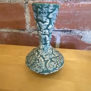 Ancient Vase CYCLOPE Charles CART Ceramic Fat Lava Green + Blue Vintage
