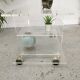 Desserte meuble télé vintage David Lange plexiglas