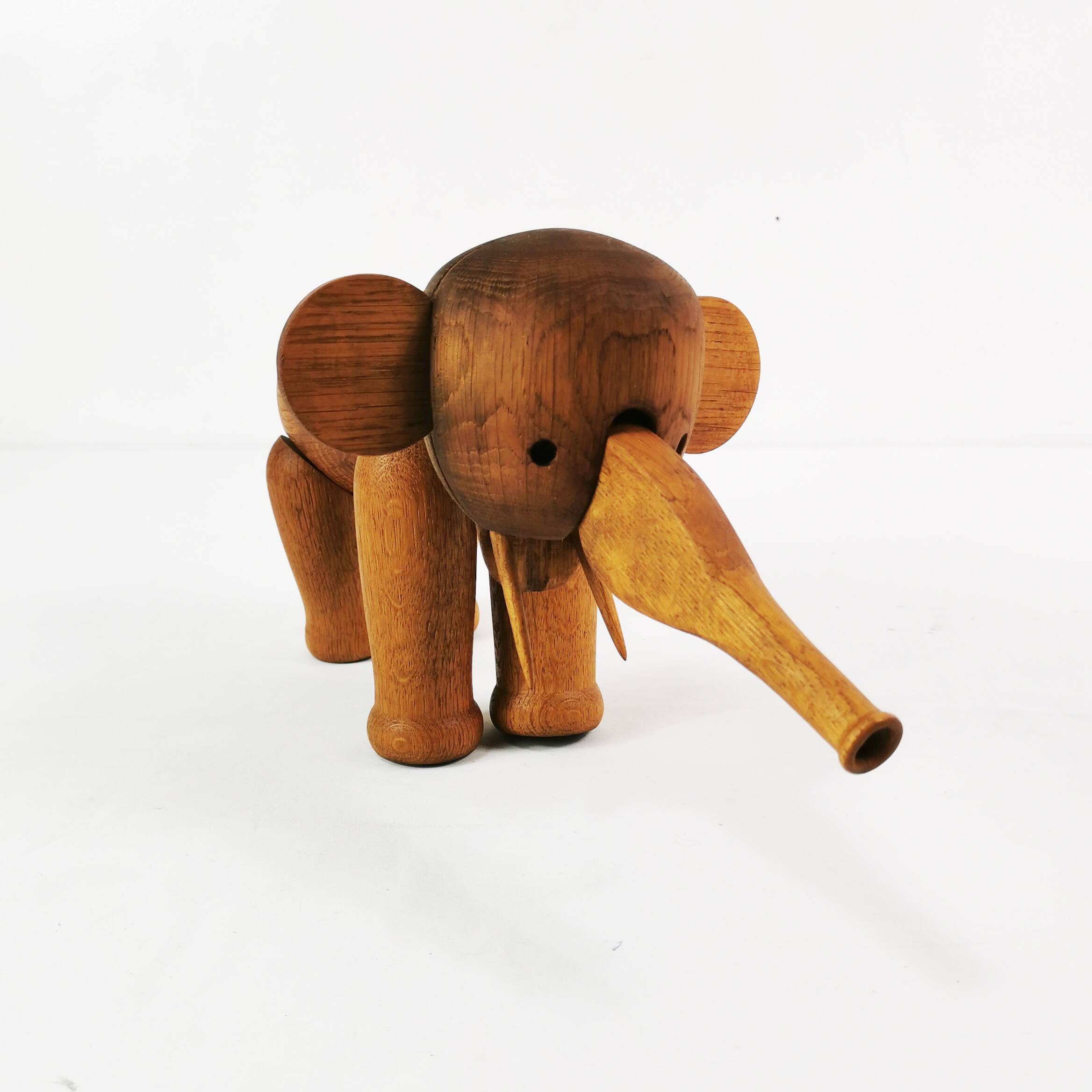 Wooden elephant, designed by Kay Bojesen, Denmark 1970s.