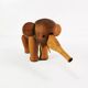 Wooden elephant, designed by Kay Bojesen, Denmark 1970s.