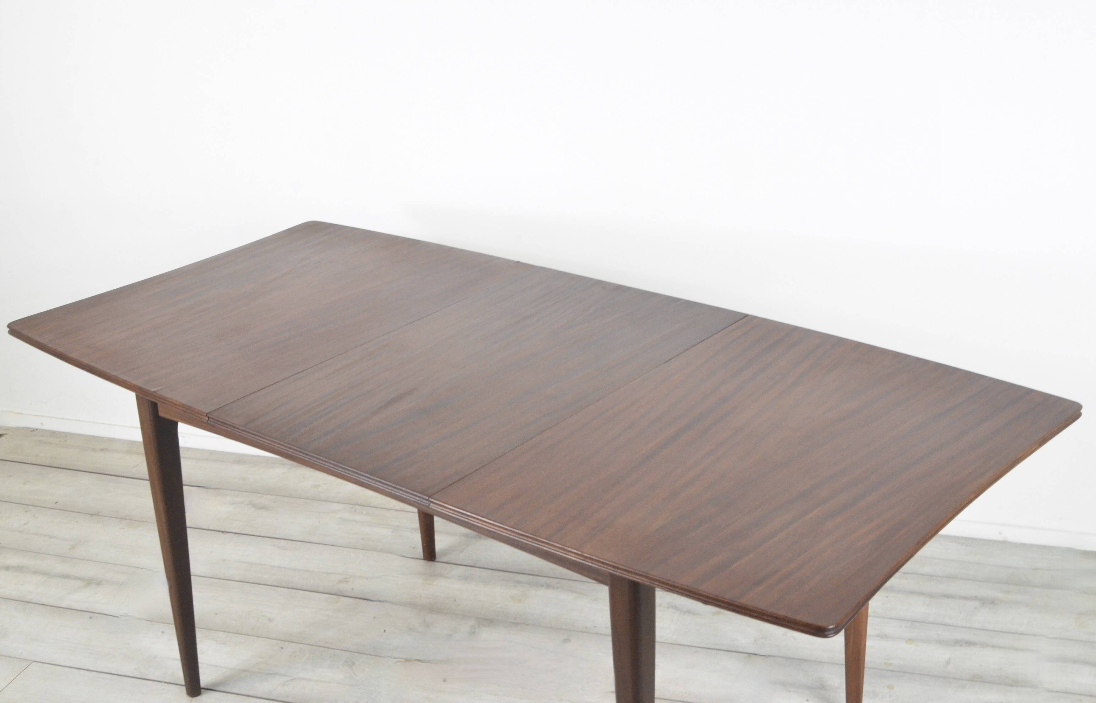 Stunning vintage midcentury richard hornby extending afromosia dining table