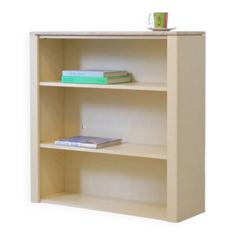 Shelf with travertine top by Lübke International, Germany.