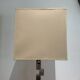 Vintage space age modernist chrome lamp circa 1970