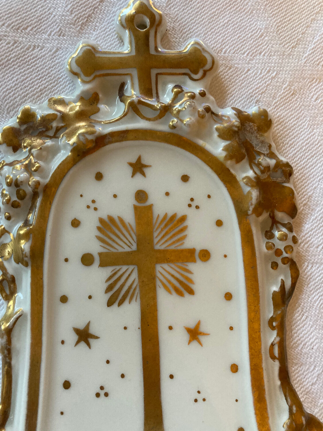 Font porcelain biscuit late nineteenth