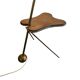 Vintage tripod floor lamp with shelf
