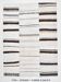 Cream & Brown Striped Vintage Kilim Rug, 204x279Cm