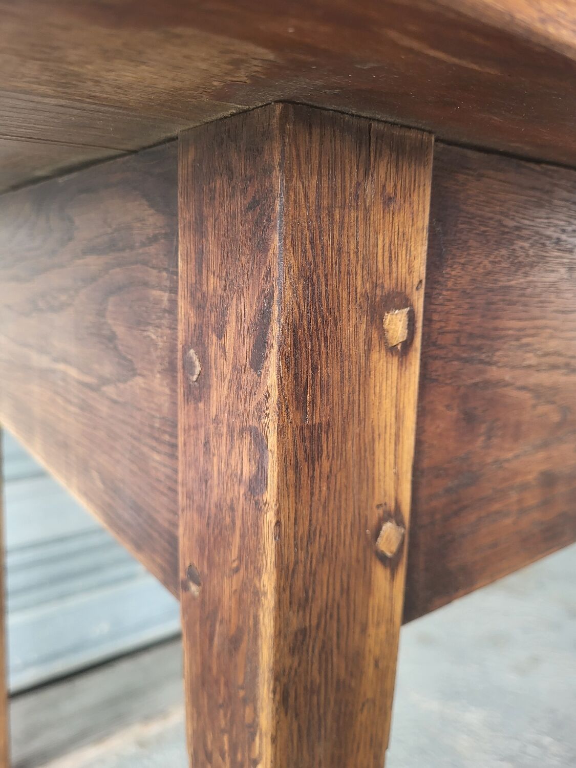 Authentic old farmhouse table