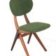 Set of 4 AwA Scissor Chairs - teak mid century modern - new upholstery