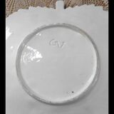 Cabbage leaf plate Barbotine
