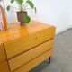 Fineer tv meubel dressoir met lades en zwart stalen poten