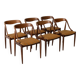 Johannes Andersen Model 16, set of 6 (re-upholstery included)