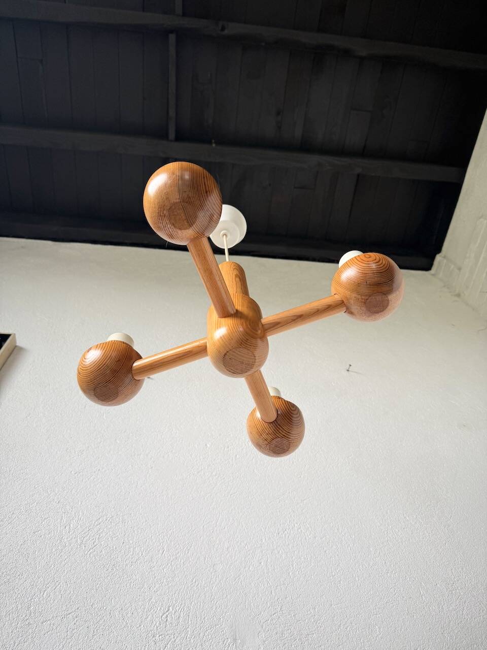 Paire de suspensions Ikea en pin 1980