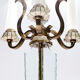 Floor lamp in bronze and crystal Sabino 1930